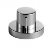 Dornbracht Exzenterbettigung mit Drehknopf, (runde Rosette) Dark Platinum matt