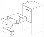 CPR115S Wrmeschublade, Silberglas, mit 5 Jahren Garantie!