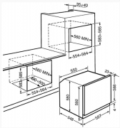 SMEG SFP750AOPZ Nostalgie-Einbaubackofen Multifunktion, Messing, Energieeffizienzklasse: A, mit 5 Jahren Garantie!
