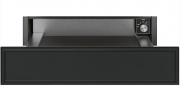 Smeg CPR715A Wrmeschublade, 15cm, Schwarz, Designlinie Cortina, mit 5 Jahren Garantie!