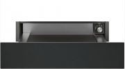 Smeg CPR815A Wrmeschublade, 15cm, Schwarz, Nostalgie-Design, mit 5 Jahren Garantie!