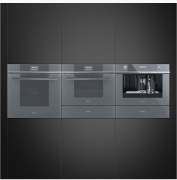 SMEG CMS4101S Einbau-Kompakt-Kaffeevollautomat, 45cm, Silberglas, mit 5 Jahren Garantie!