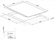 SMEG SIH7933B Induktionskochfeld, 90cm, mit 5 Jahren Garantie!