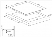 SMEG SI7643B Induktionskochfeld, 60cm, mit 5 Jahren Garantie!