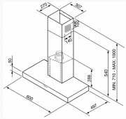 Smeg KS605NXE2 Dekorinselhaube Edelstahl/Schwarzglas, 90 cm, mit 5 Jahren Garantie!