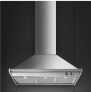 Smeg KD90HXE Wandhaube Edelstahl, Classici Design, Enegrieeffizienzklasse A+, 90 cm, mit 5 Jahren Garantie!