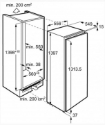 SMEG SD7220FND2P1 Einbaugefrierschrank, Festtrtechnik, 100% NO FROST, Energieeffizienzklasse A++, mit 5 Jahren Garantie!
