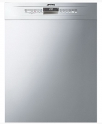 SMEG LSP4323XDE Einbau-Geschirrspler, 60x82 cm, Edelstahlfront, Energieeffizienzklasse A+++, mit 5 Jahren Garantie!