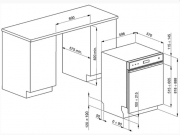 SMEG PL4325XIN Einbau-Geschirrspler, 60x82 cm, Edelstahlfront, Energieeffizienzklasse A+++, mit 5 Jahren Garantie!