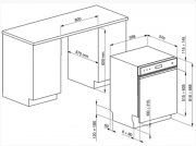 SMEG PL4323XDE Einbau-Geschirrspler, 60x82 cm, Edelstahlfront, Energieeffizienzklasse A+++, mit 5 Jahren Garantie!