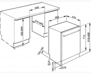 SMEG STX13OL Einbau-Geschirrspler, 60x82 cm, Energieeffizienzklasse A+++, mit 5 Jahren Garantie!