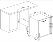 SMEG STL66335LDE Einbau-Geschirrspler, 60x86 cm, Energieeffizienzklasse A+++, mit 5 Jahren Garantie!