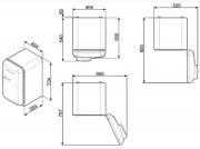 SMEG FAB5LPK Standkhlschrank Minibar, Cadillac Pink, Linksanschlag, EEK: D, mit 5 Jahren Garantie!