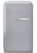 SMEG FAB5LSV Standkhlschrank Minibar, Polarsilber Metallic, Linksanschlag, EEK: D, mit 5 Jahren Garantie!