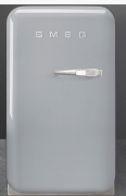 SMEG FAB5LSV Standkhlschrank Minibar, Polarsilber Metallic, Linksanschlag, EEK: D, mit 5 Jahren Garantie!