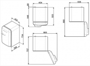SMEG FAB5LPG Standkhlschrank Minibar, Pastellgrn, Linksanschlag, EEK: D, mit 5 Jahren Garantie!