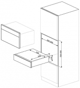 SMEG CPS615NX Sommelier-Schublade, Dolce Stil Novo-Design, Schwarzglas, Edelstahl mit 5 Jahren Garantie!