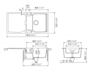 Schock Kyoto D-100 L Einbau/Auflage, Puro