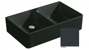 Villeroy & Boch Splstein 90 X Doppelbecken, Farbe S5 Ebony, Premiumline