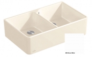 Villeroy & Boch Splstein 80 X Doppelbecken, Farbe RW Stone White, Classicline