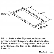 Neff ICBS258W / I25CBS8W0, Deckenlfter 120 cm, mit 5 Jahren Garantie!