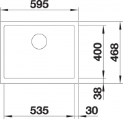 Blanco Cronos XL 6-IF, Edelstahl, InFino Ablauf, 525025