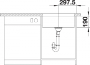 Blanco Cronos XL 6-U, Edelstahl, InFino Ablauf, 525024