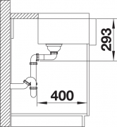 Blanco Cronos XL 6-U, Edelstahl, InFino Ablauf, 525024