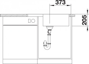 Blanco Lemis 6 XL S-IF Compact Flachrand, Edelstahl Brstfinish, 525110