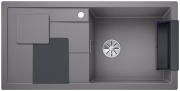 Blanco Sity XL 6 S Einbausple, Zubehr lava grey, Farbe alumetallic, InFino Ablauf, 525050