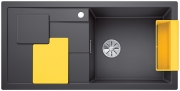 Blanco Sity XL 6 S Einbausple, Zubehr lemon, Farbe felsgrau, InFino Ablauf, 525053