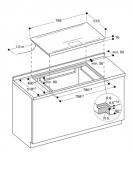 Gaggenau CX 482 100,Vollflchen-Induktions-Kochfeld, 80 cm. Mit 5 Jahren Garantie!