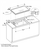 Gaggenau CX 482 110,Vollfl�chen-Induktions-Kochfeld, 80 cm. Mit 5 Jahren Garantie!