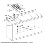 Gaggenau VG 232 220, Vario Gas-Kochfeld Serie 200, 30 cm. Mit 5 Jahren Garantie!