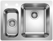 Blanco Supra 340/180-IF/A Edelstahl Brstfinish, 523367