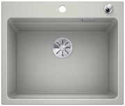 Blanco Etagon 6 Etagenbecken, Silgranit PuraDur 2, Farbe perlgrau, InFino Ablauf, 524532