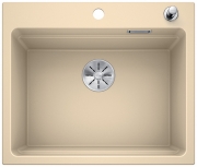 Blanco Etagon 6 Etagenbecken, Silgranit PuraDur 2, Farbe champagner, InFino Ablauf, 524535