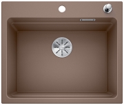 Blanco Etagon 6 Etagenbecken, Silgranit PuraDur 2, Farbe muskat, InFino Ablauf, 524537