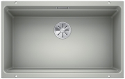 Blanco Etagon 700-U Silgranit PuraDur, Farbe perlgrau, InFino Ablauf, 525170