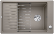 Blanco Elon XL 6 S Silgranit PuraDur 2, Farbe tartufo, InFino Ablauf, 524841