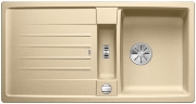 Blanco Lexa 5 S Silgranit PuraDur 2, Farbe champagner, InFino Ablauf, 524926