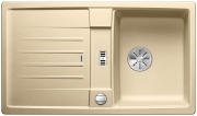 Blanco Lexa 45 S Silgranit PuraDur 2, Farbe champagner, InFino Ablauf, 524906