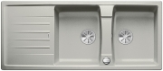 Blanco Lexa 8 S Silgranit PuraDur 2, Farbe perlgrau, InFino Ablauf, 524973