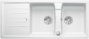 Blanco Lexa 8 S Silgranit PuraDur 2, Farbe weiss, InFino Ablauf, 524974