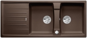 Blanco Lexa 8 S Silgranit PuraDur 2, Farbe cafe, InFino Ablauf, 524979