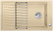 Blanco Elon XL 8 S Einbausple Silgranit PuraDur, Farbe champagner, InFino Ablauf, 524866