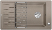 Blanco Elon XL 8 S Einbausple Silgranit PuraDur, Farbe tartufo, InFino Ablauf, 524867