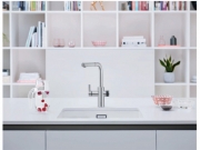 Blanco Evol-S Volume, Hochdruck Zugauslauf Schlauchbrause, chrom, Hebel links, 525212