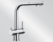 Blanco Fontas-S II Filter, Hochdruck Zugauslauf Schlauchbrause, chrom, 525229