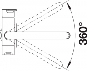 Blanco Trima Filter, Hochdruck Festauslauf, chrom, 525231